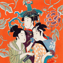 Load image into Gallery viewer, 3 Japanse ladies - Chloe Rox Design - Digital print - UK Art

