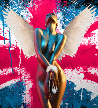 Load image into Gallery viewer, HIGH JACK 1 PINK &amp; BLUE - Chloe Rox Design - Digital print - UK Art
