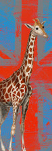 Load image into Gallery viewer, Giraffe flag (orange) - Chloe Rox Design - Digital print - UK Art
