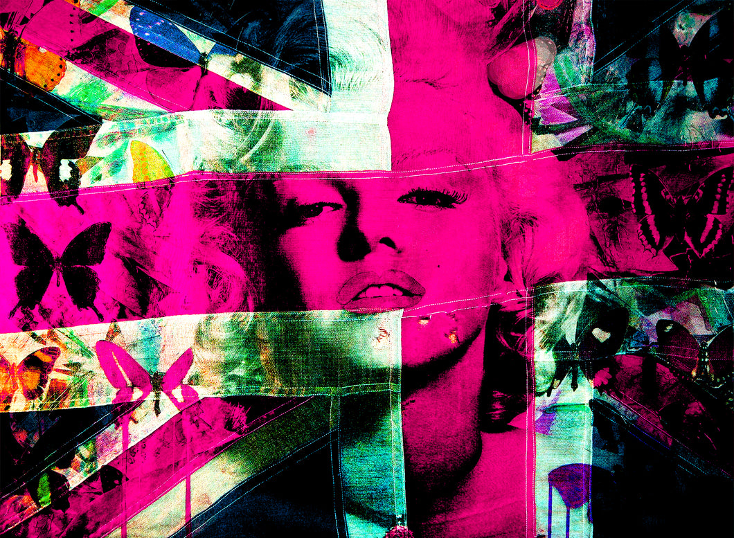 Kaleidoscope pink - Chloe Rox Design - Digital print - UK Art