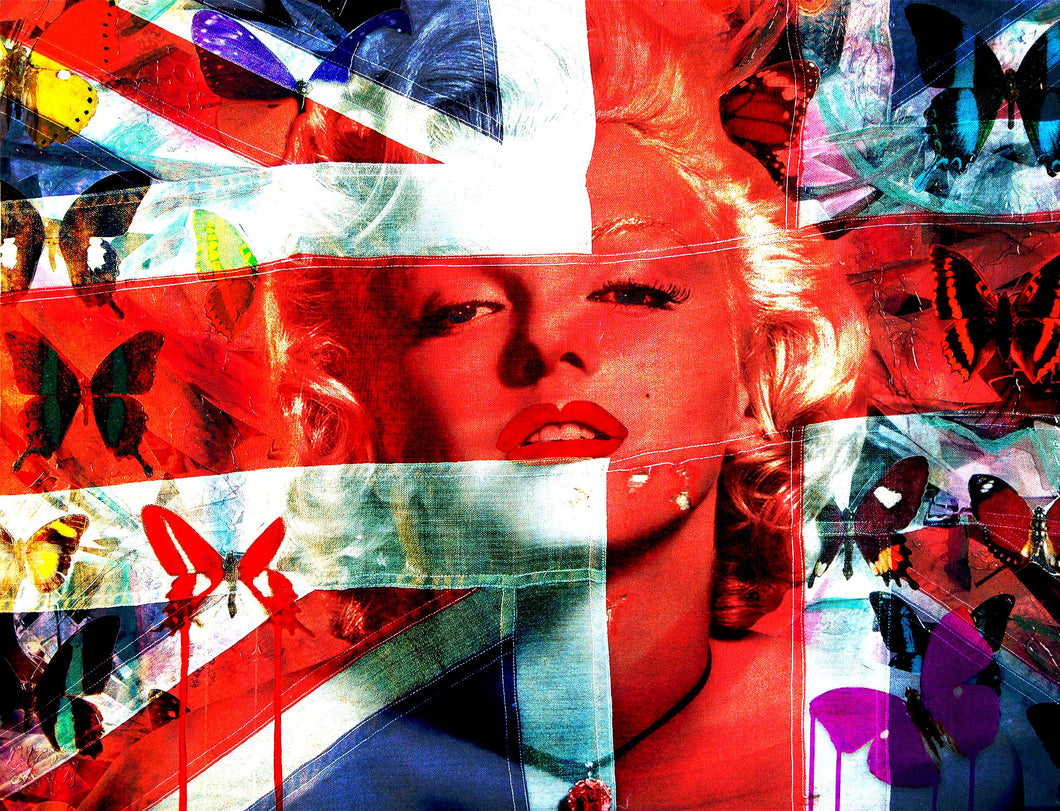 Kaleidoscope Red - Chloe Rox Design - Digital print - UK Art