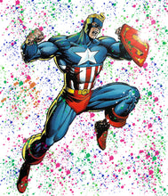 Load image into Gallery viewer, Captain America - Chloe Rox Design - DIgital print - UK Art
