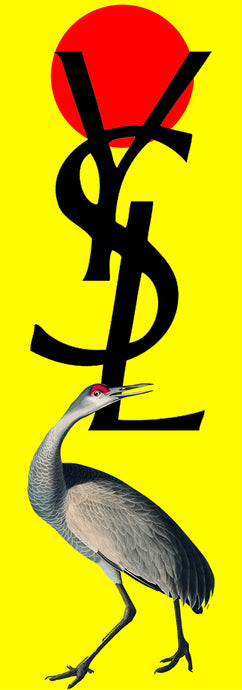 Crane YSL (Yellow) - Chloe Rox Design - Digital print - UK Art