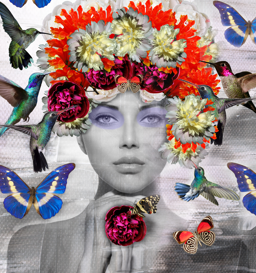 HUMMINGBIRDS - Chloe Rox Design - Digital print - UK Art