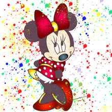 Load image into Gallery viewer, Minnie Mouse red - Chloe Rox Design - Digital print - UK Art
