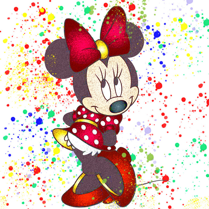 Minnie Mouse red - Chloe Rox Design - Digital print - UK Art