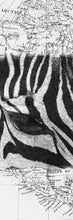 Load image into Gallery viewer, Zebra map - Chloe Rox Design - Digital print - UK Art
