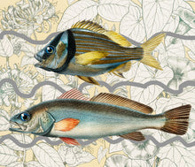 Load image into Gallery viewer, Two Fish - Chloe Rox Design - Digital print - UK Art
